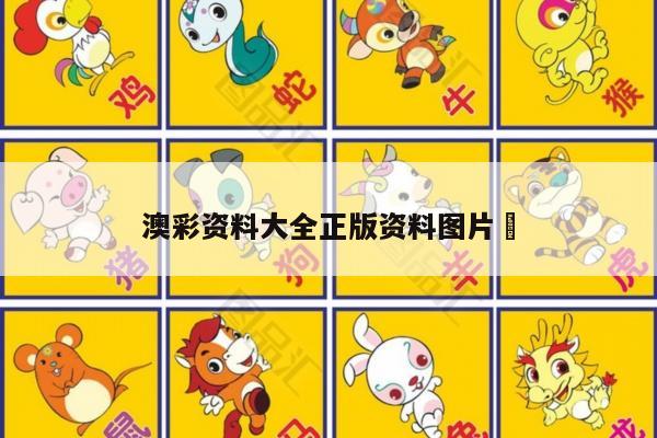 澳彩资料大全正版资料图片	